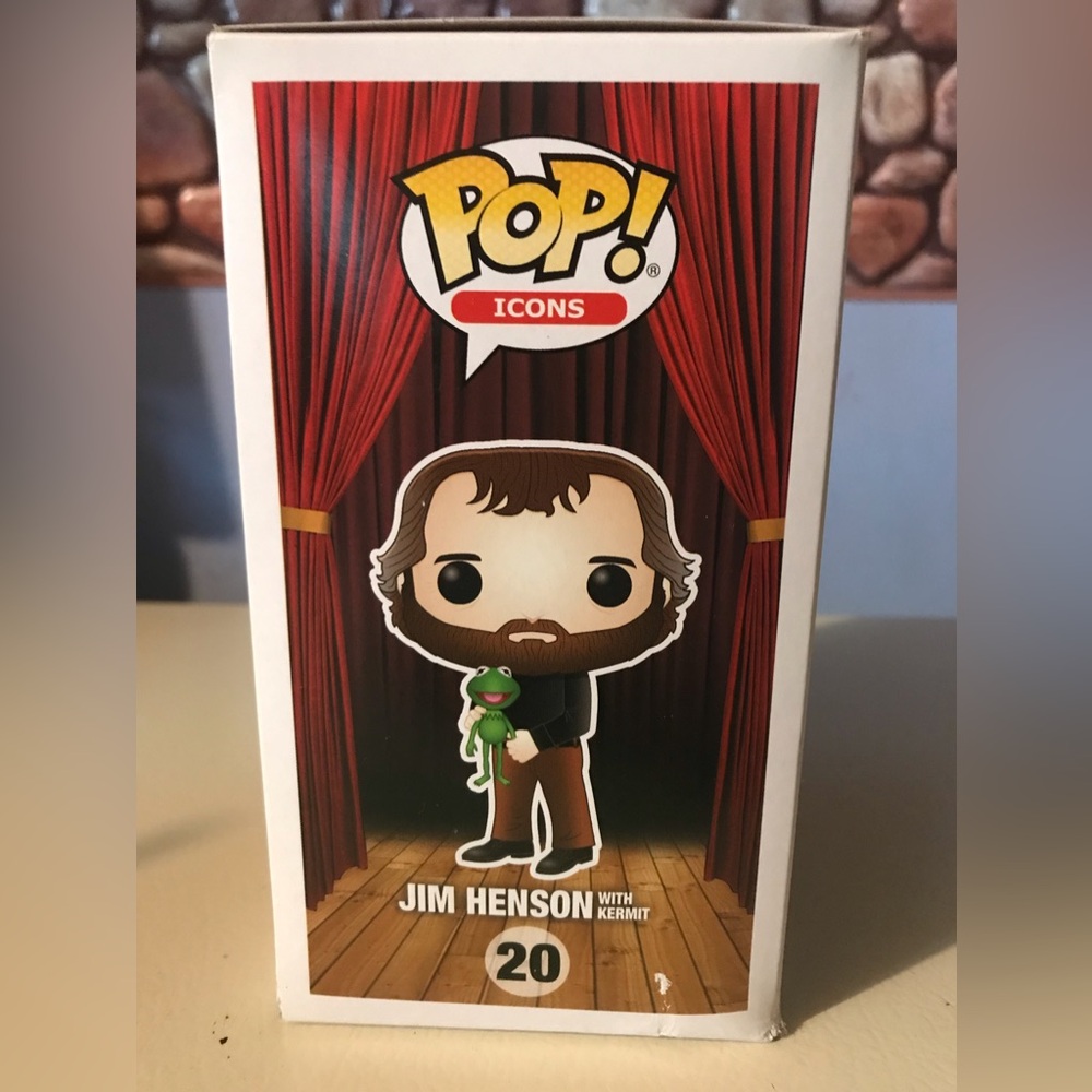 Funko Pop Icons #20 Jim Henson w/ Kermit Near Mint - Picture 5 of 6